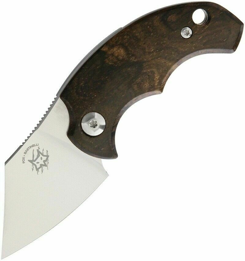 Bastinelli Creations BB Drago Folding Knife 1.75" Bohler N690 Steel Blade Ziricote Wood Handle S203Z -Bastinelli Creations - Survivor Hand Precision Knives & Outdoor Gear Store