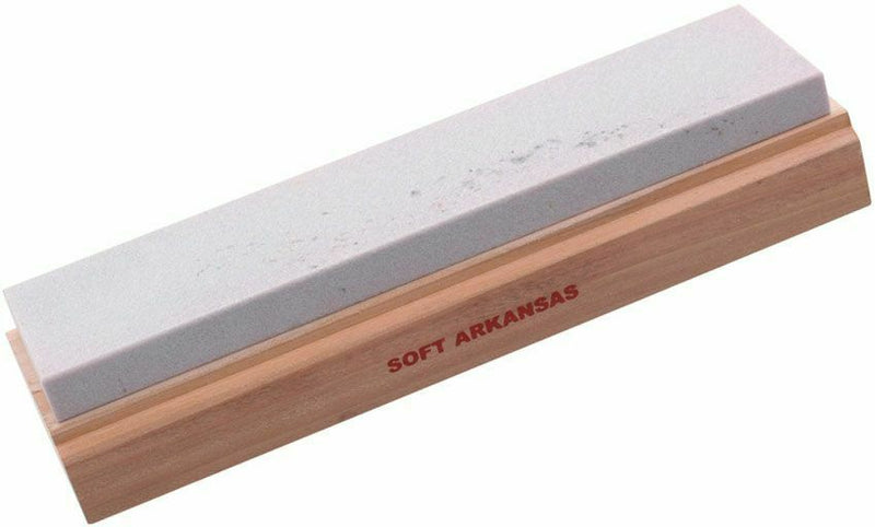 Arkansas Sharpeners Whetstone Soft Dimensions 8" x 2" x 0.5" Mounted On Cedar 10 -Arkansas Sharpeners - Survivor Hand Precision Knives & Outdoor Gear Store