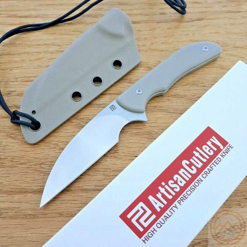 Artisan Cutlery Sea Snake Fixed Knife 3.13" AR-RPM9 / HRC59-61 Steel Blade G10 Handle 1842BDE -Artisan Cutlery - Survivor Hand Precision Knives & Outdoor Gear Store