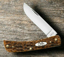 Case XX Sod Buster Folding Knife 2.88" Chrome Vanadium Blade Amber Bone Handle 30092 -Case Cutlery - Survivor Hand Precision Knives & Outdoor Gear Store