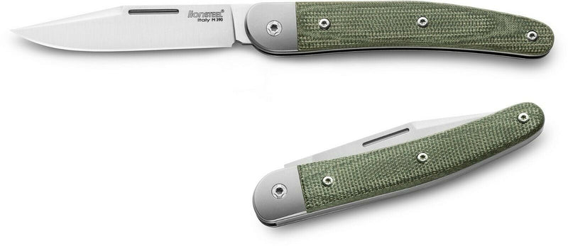 LionSTEEL Jack Folder Folding Knife Bohler M390 Steel Blade Green Micarta Handle JK1CVG -LionSTEEL - Survivor Hand Precision Knives & Outdoor Gear Store