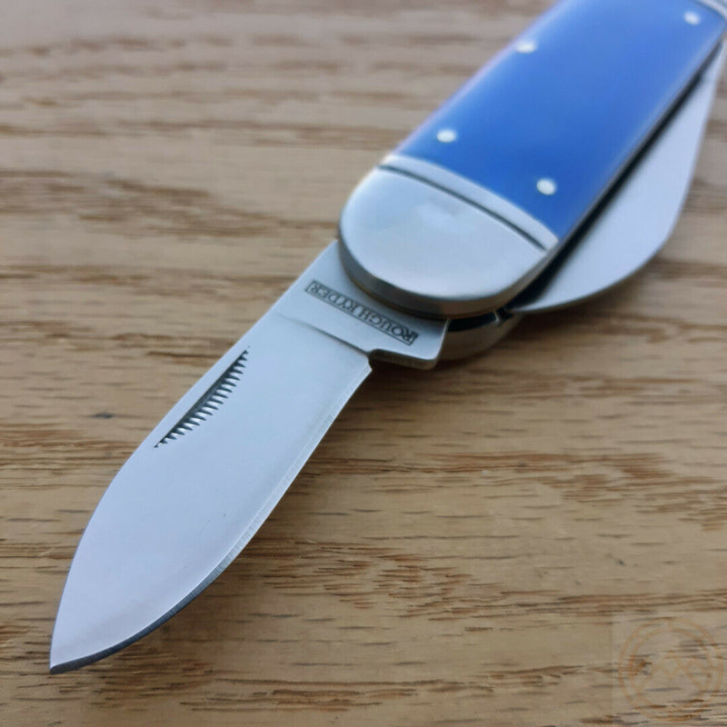 Rough Ryder Sunfish Pocket Knife Satin Finish Stainless Blade Blue G10 Handle 2173 -Rough Ryder - Survivor Hand Precision Knives & Outdoor Gear Store