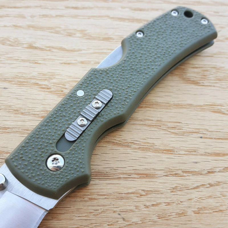 Cold Steel Double Safe Folding Knife 3.5" 8Cr13MoV Steel Blade Green GFN Handle 23JC -Cold Steel - Survivor Hand Precision Knives & Outdoor Gear Store