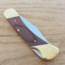 Schrade Uncle Henry Bear Paw Knife Stainless Blade & Wood Handles/Brass 5" Closed LB7 -Schrade - Survivor Hand Precision Knives & Outdoor Gear Store