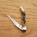 Rough Ryder Folding Knife Damascus Steel Clip Toothpick Blade Stag Bone Handle 2154 -Rough Ryder - Survivor Hand Precision Knives & Outdoor Gear Store