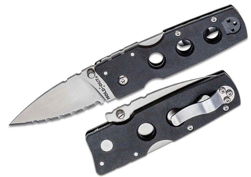 Cold Steel Hold Out Lockback Folding Knife 3" CPM-S35VN Steel Blade G10 Handle 11G3S -Cold Steel - Survivor Hand Precision Knives & Outdoor Gear Store