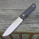 Real Steel Bushcraft Fixed Knife 4.5" 14C28N Steel Full Blade Black G10 Handle 3720 -Real Steel - Survivor Hand Precision Knives & Outdoor Gear Store