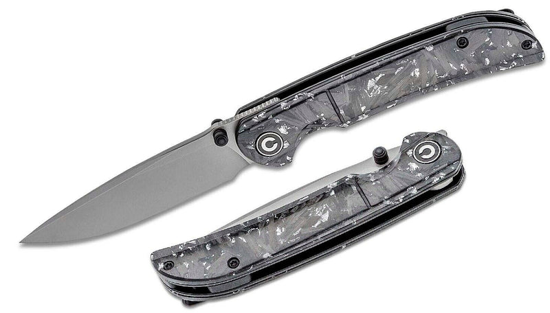 Civivi Imperium Folding Knife 3.5" NitroV Steel Blade Black Carbon Fiber Handle 2106B -Civivi - Survivor Hand Precision Knives & Outdoor Gear Store