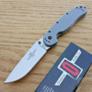 Ontario RAT I Linerlock Folding Knife 3.5" AUS8 Steel Blade Gray Nylon Handle 8848GY -Ontario - Survivor Hand Precision Knives & Outdoor Gear Store