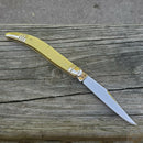 Rough Ryder Toothpick Folding Knife Carbon Steel Blade Yellow Synthetic Handle 1744 -Rough Ryder - Survivor Hand Precision Knives & Outdoor Gear Store