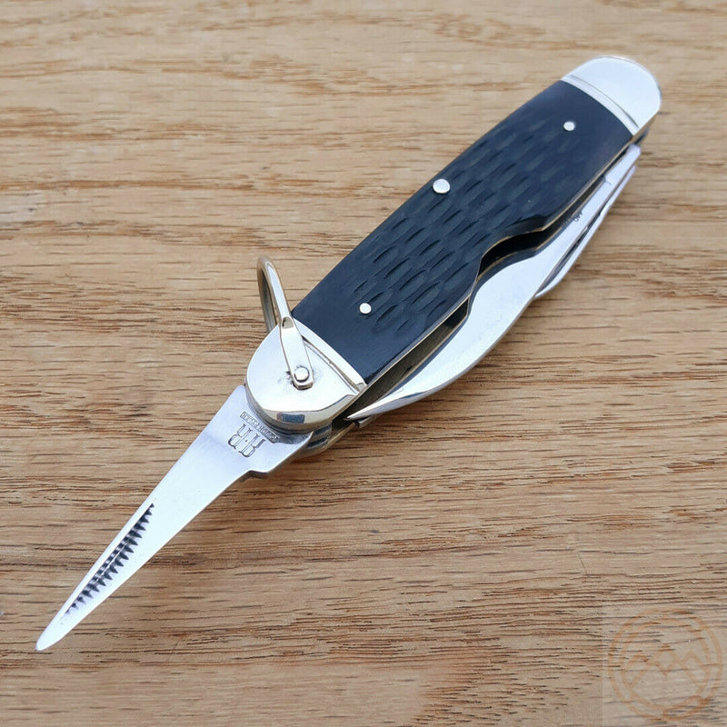 Rough Rider Thin Man Linerlock Stainless Handle Folding Spear Blade Knife  1860