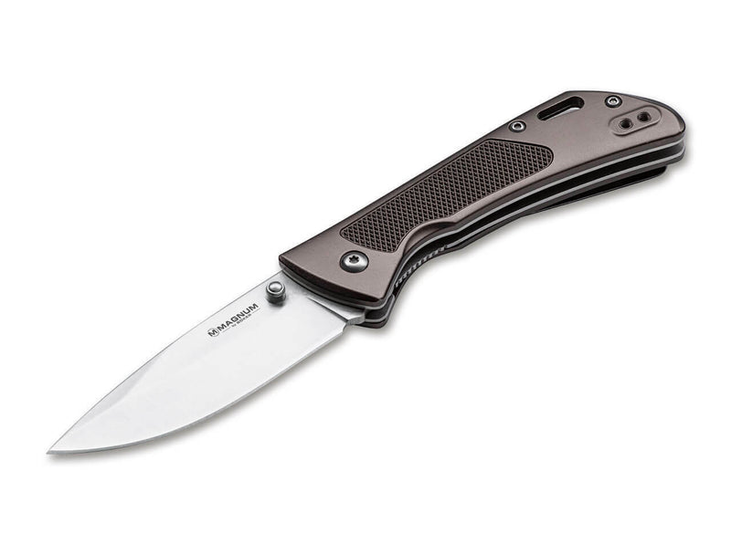 Boker Magnum Advance Folding Knife 3.5" 440C Steel Blade Bronze Aluminum Handle 01RY303 -Boker Magnum - Survivor Hand Precision Knives & Outdoor Gear Store