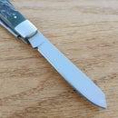 Roper Trapper Pocket Knife 1065 Carbon Steel Blade Green Jigged Bone Handle 0008CGB -Roper Knives - Survivor Hand Precision Knives & Outdoor Gear Store