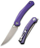 Civivi Lazar Folding Knife 3.25" 10Cr15CoMoV Steel Blade Purple G10 Handle 200132 -Civivi - Survivor Hand Precision Knives & Outdoor Gear Store