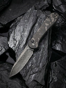 Civivi Elementum Folding Knife 3.5" Damascus Steel Blade Marbled Carbon Fiber Handle 2103DS3 -Civivi - Survivor Hand Precision Knives & Outdoor Gear Store