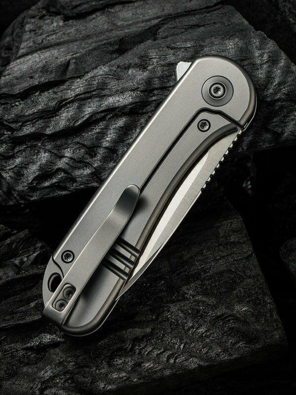 We Knife Co Elementum Framelock Folding Knife 3" CPM-20CV Steel Blade Titanium Handle 18062X1 -We Knife Co - Survivor Hand Precision Knives & Outdoor Gear Store