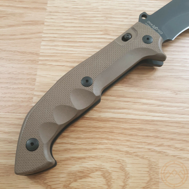 Fox Tracker Meskwaki Folding Knife 5.25"Bohler N690 Steel Blade Dark Earth G10 Handle 501 -Fox - Survivor Hand Precision Knives & Outdoor Gear Store
