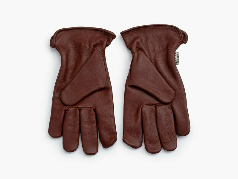 Barebones Living Classic Work Glove Cognac L/XL Length 7"-7.5" Width 3.5"-4" E035 -Barebones Living - Survivor Hand Precision Knives & Outdoor Gear Store