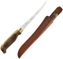 Marttiini Superflex Fixed Knife 6" Stainless Fillet Blade Birch Wood Handle 620016 -Marttiini - Survivor Hand Precision Knives & Outdoor Gear Store