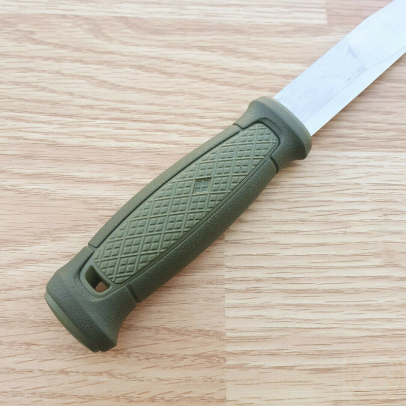 Mora Kansbol Basic Fixed Knife 4.25" Stainless Steel Blade Green TPR Handle 01751 -Mora - Survivor Hand Precision Knives & Outdoor Gear Store