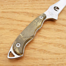 Elk Ridge Hunter Fixed Knife 3.25" Upswept 440 Steel Blade Camo Pakkawood Handle 059CA -Elk Ridge - Survivor Hand Precision Knives & Outdoor Gear Store