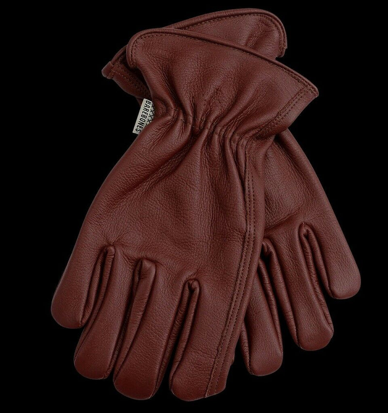 Barebones Living Classic Work Glove Cognac L/XL Length 7"-7.5" Width 3.5"-4" E035 -Barebones Living - Survivor Hand Precision Knives & Outdoor Gear Store