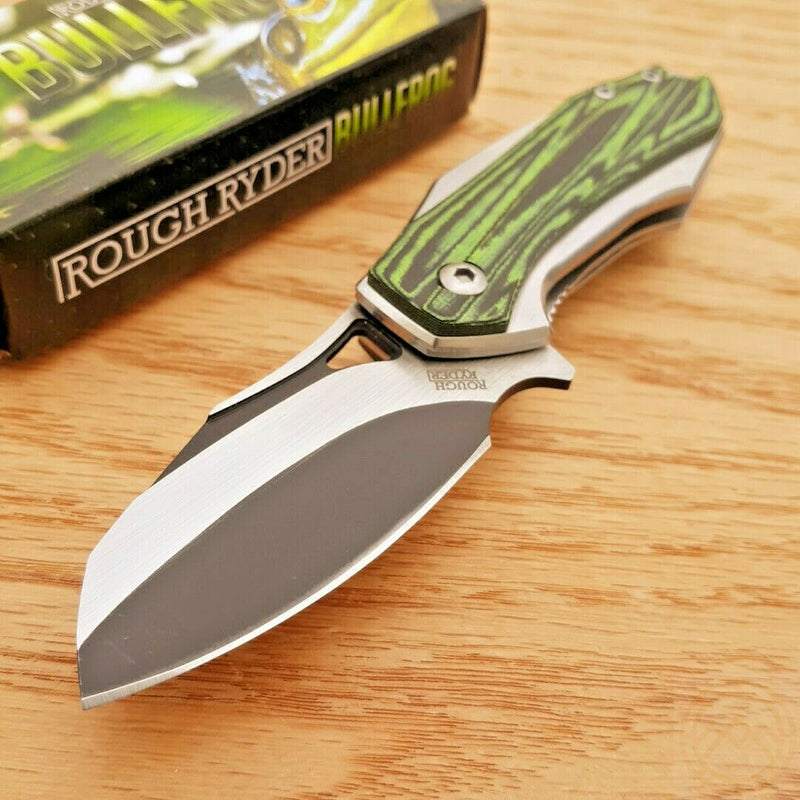 Rough Ryder Bullfrog Linerlock Folding Knife 2.5" Stainless Blade G10 Handle 2258 -Rough Ryder - Survivor Hand Precision Knives & Outdoor Gear Store