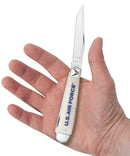 Case XX Air Force Pocket Knife Stainless Steel Blades Natural Smooth Bone Handle 32404 -Case Cutlery - Survivor Hand Precision Knives & Outdoor Gear Store