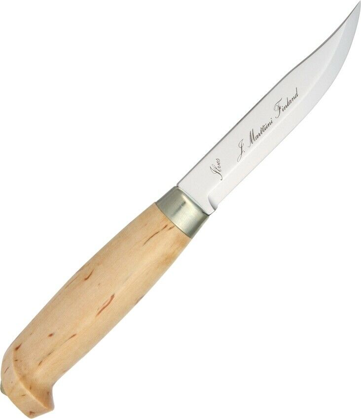 Marttiini Lynx 131 Fixed Knife 4.25" Stainless Blade Curly Birch Handle N131010 -Marttiini - Survivor Hand Precision Knives & Outdoor Gear Store