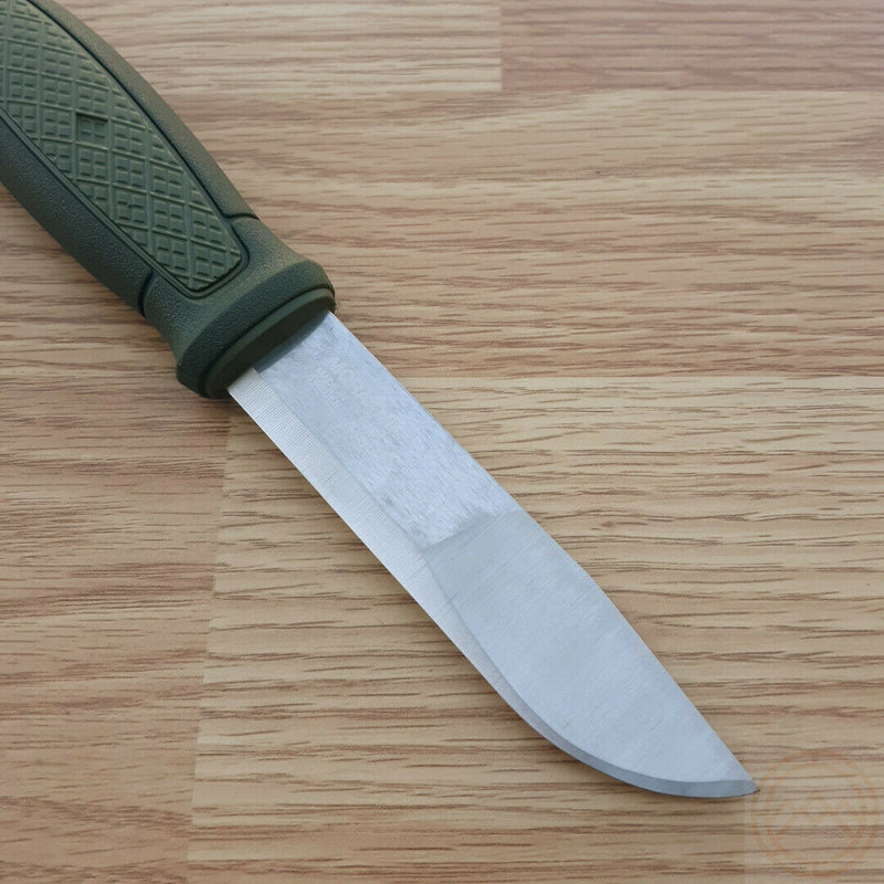 Mora Kansbol Basic Fixed Knife 4.25" Stainless Steel Blade Green TPR Handle 01751 -Mora - Survivor Hand Precision Knives & Outdoor Gear Store