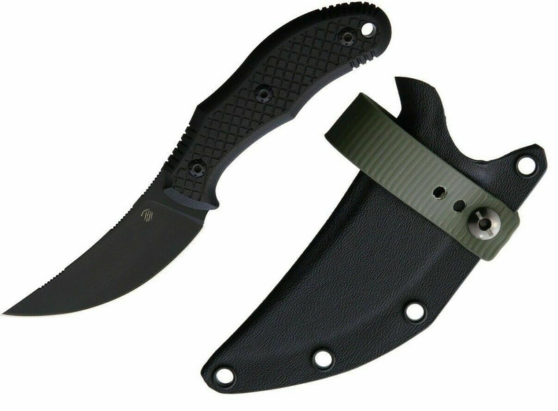 Bastinelli Creations Chopper Fixed Knife 3.5" Black Oxide Coated Bohler M390 Steel Upswept Blade G10 Handle S233 -Bastinelli Creations - Survivor Hand Precision Knives & Outdoor Gear Store