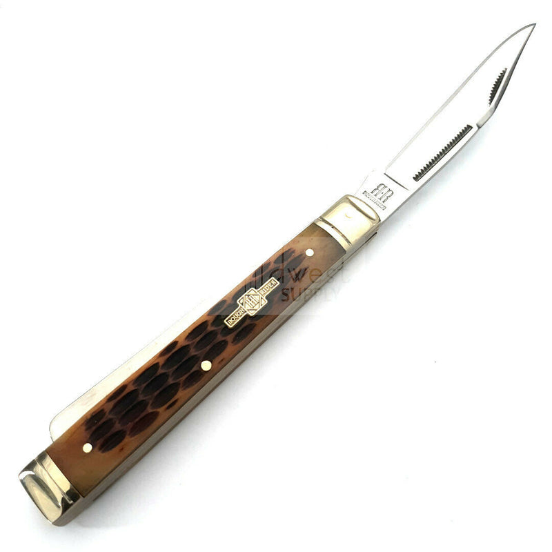 Rough Ryder Doctors Pocket Knife Stainless Steel Blades Brown Jigged Bone Handle 1904 -Rough Ryder - Survivor Hand Precision Knives & Outdoor Gear Store