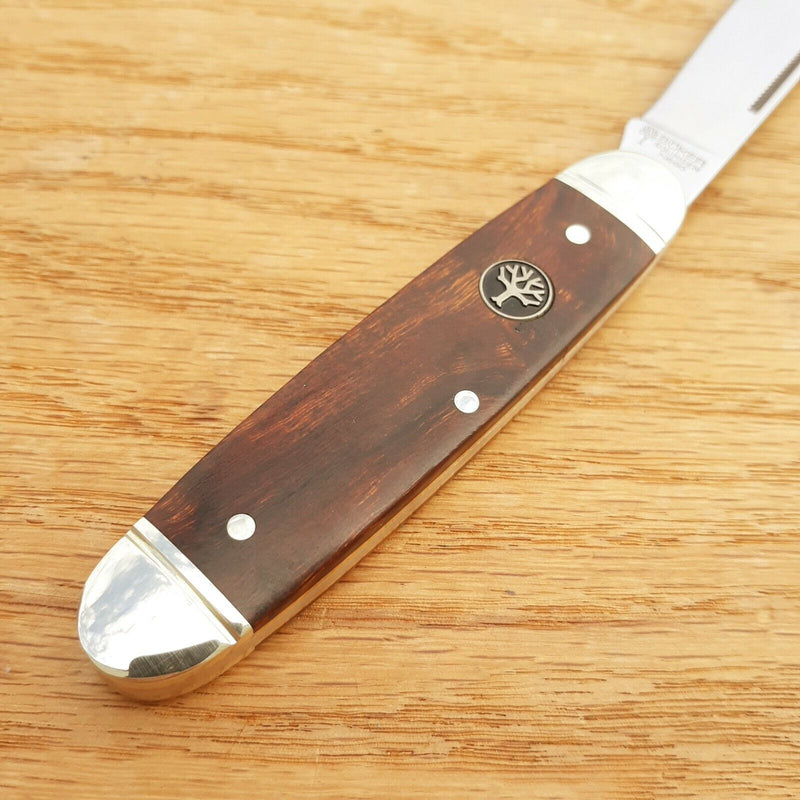 Boker Gentleman's Club Folding Knife Bohler N690 Steel Blade Brown Ironwood Handle 110909 -Boker - Survivor Hand Precision Knives & Outdoor Gear Store