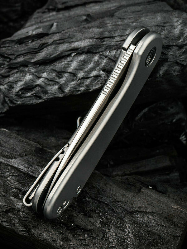 We Knife Co Elementum Framelock Folding Knife 3" CPM-20CV Steel Blade Titanium Handle 18062X1 -We Knife Co - Survivor Hand Precision Knives & Outdoor Gear Store