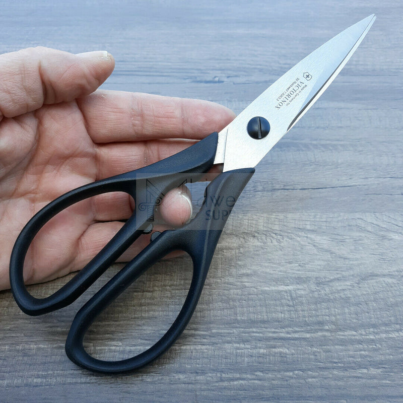 Victorinox Kitchen Shears 4" Stainless Steel Blades Black Polypropylene Handles 763633X2 -Victorinox - Survivor Hand Precision Knives & Outdoor Gear Store