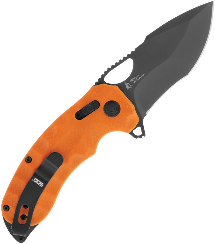 SOG Kiku LTE XR Lock Folding Knife 3" CTS-XHP Steel Blade Orange G10 Handle 12270357 -SOG - Survivor Hand Precision Knives & Outdoor Gear Store