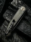 We Knife Co Smooth Sentinel Frame Folding Knife 3" CPM-20CV Steel Blade Titanium/Micarta Handle 200434 -We Knife Co - Survivor Hand Precision Knives & Outdoor Gear Store