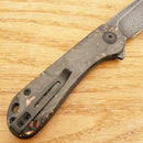 Civivi Elementum Folding Knife 2.96" Damascus Steel Blade Carbon Fiber Handle 907CDS3 -Civivi - Survivor Hand Precision Knives & Outdoor Gear Store