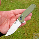 SOG Terminus XR Folding Knife 3" D2 Tool Steel Blade Green Textured G10 Handle TM1022BX -SOG - Survivor Hand Precision Knives & Outdoor Gear Store