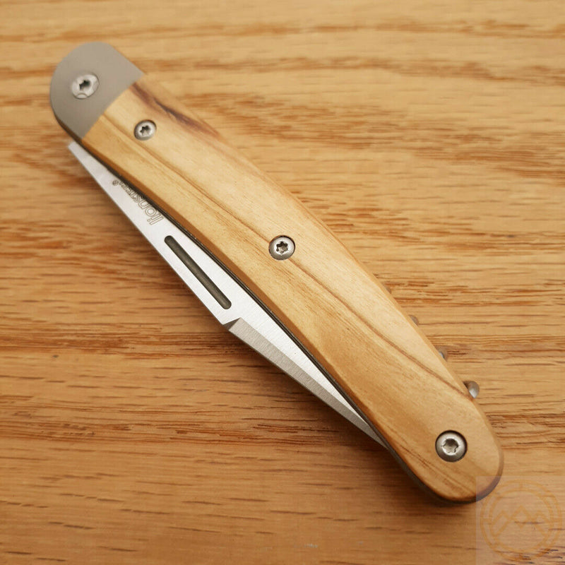 LionSTEEL Jack Linerlock Pocket Knife 3.03" M390 Steel Blades Olive Wood Handle TJK3UL -LionSTEEL - Survivor Hand Precision Knives & Outdoor Gear Store