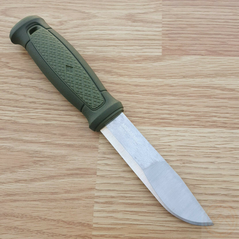 Mora Kansbol Basic Fixed Knife 4.25" Stainless Steel Blade Green TPR Handle 01751 -Mora - Survivor Hand Precision Knives & Outdoor Gear Store