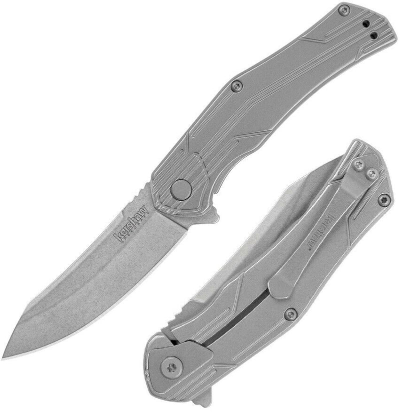 Kershaw Husker Framelock Folding Knife 3.00" 8Cr13MoV Steel Blade Stainless Handle 1380 -Kershaw - Survivor Hand Precision Knives & Outdoor Gear Store