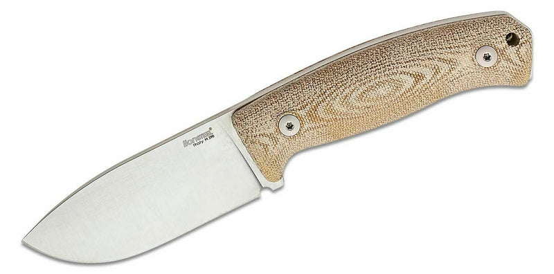 LionSTEEL M2M Fixed Knife 3.54" Bohler M390 Steel Blade Canvas Micarta Handle M2MCVN -LionSTEEL - Survivor Hand Precision Knives & Outdoor Gear Store