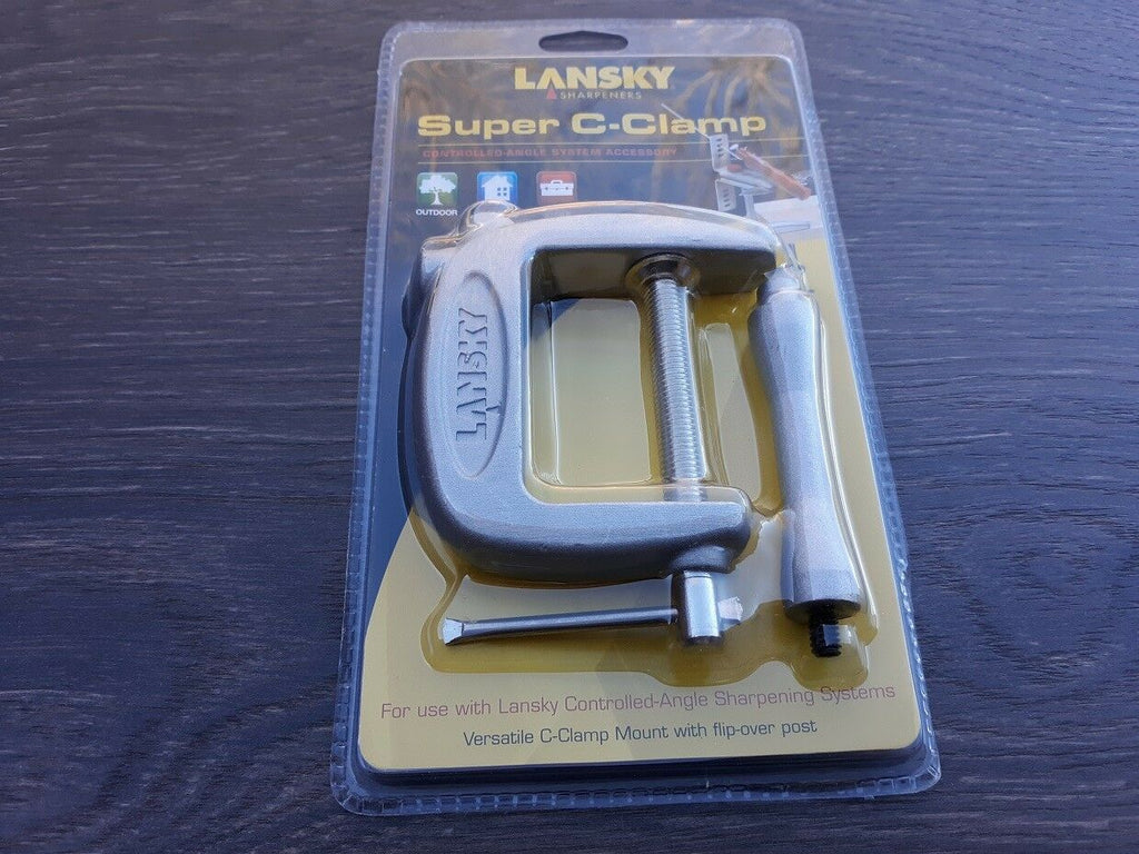 Lansky Knife Sharpener, Aluminum Multi Piece Super C Clamp