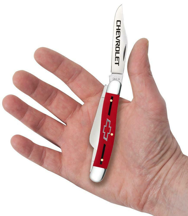 Case XX Chevrolet Stockman Pocket Knife Stainless Steel Blades Synthetic Handle 33705 -Case Cutlery - Survivor Hand Precision Knives & Outdoor Gear Store