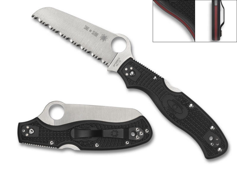 Spyderco Rescue 3 Lightweight Folding Knife 3.57" VG-10 Steel Blade FRN Handle 14FSBKRD3 -Spyderco - Survivor Hand Precision Knives & Outdoor Gear Store