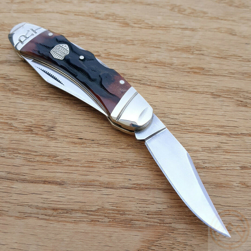 Rough Ryder Double Lock Pocket Knife Stainless Blade Brown Stag Bone Handle 1798 -Rough Ryder - Survivor Hand Precision Knives & Outdoor Gear Store