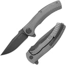 Kershaw Seguin A/O Folding Knife 3.13" 8Cr13MoV Steel Blade Stainless Handle 3490 -Kershaw - Survivor Hand Precision Knives & Outdoor Gear Store