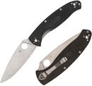 Spyderco Resilience Folding Knife 4.25" 8Cr13MoV Steel Blade Black FRN Handle 142PBK -Spyderco - Survivor Hand Precision Knives & Outdoor Gear Store
