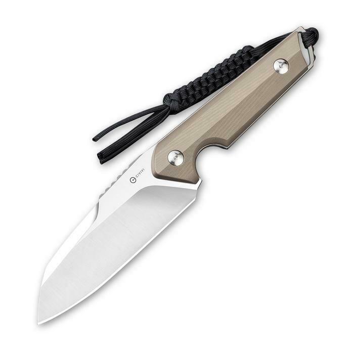 Civivi Kepler Fixed Knife 4.5" 9Cr18MoV Steel Full Tang Blade Tan G10 Handle 2109B -Civivi - Survivor Hand Precision Knives & Outdoor Gear Store